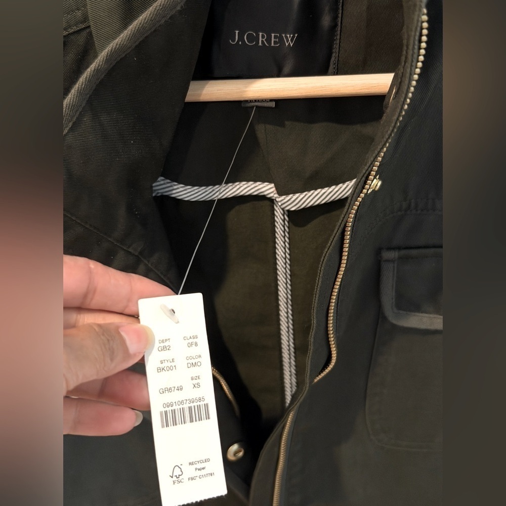 Jcrew field jacket. Size XS. Pristine condition! NEW with TAGS!! - Picture 3 of 4